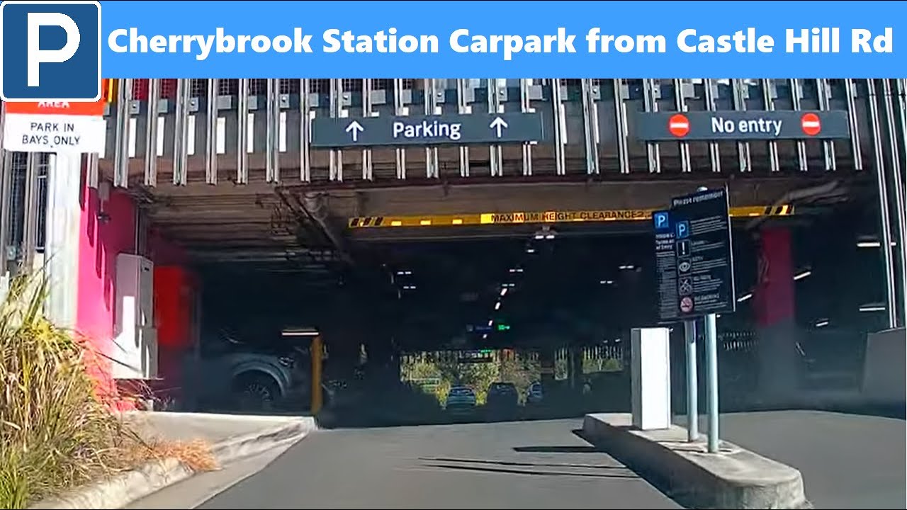 【Sydney Parking North】 Cherrybrook Station Carpark from Castle Hill Rd