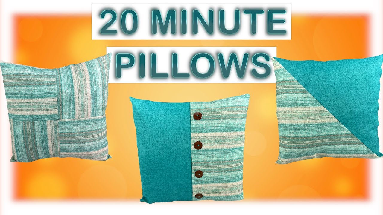 20 Minute Pillows | The Sewing Room Channel