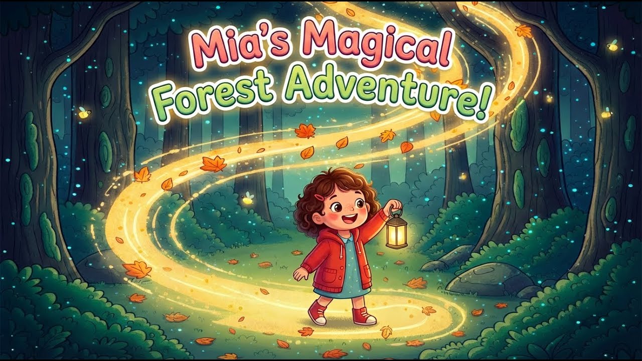 Easy English Story: Mia in the Forest قصة ميا في الغابة