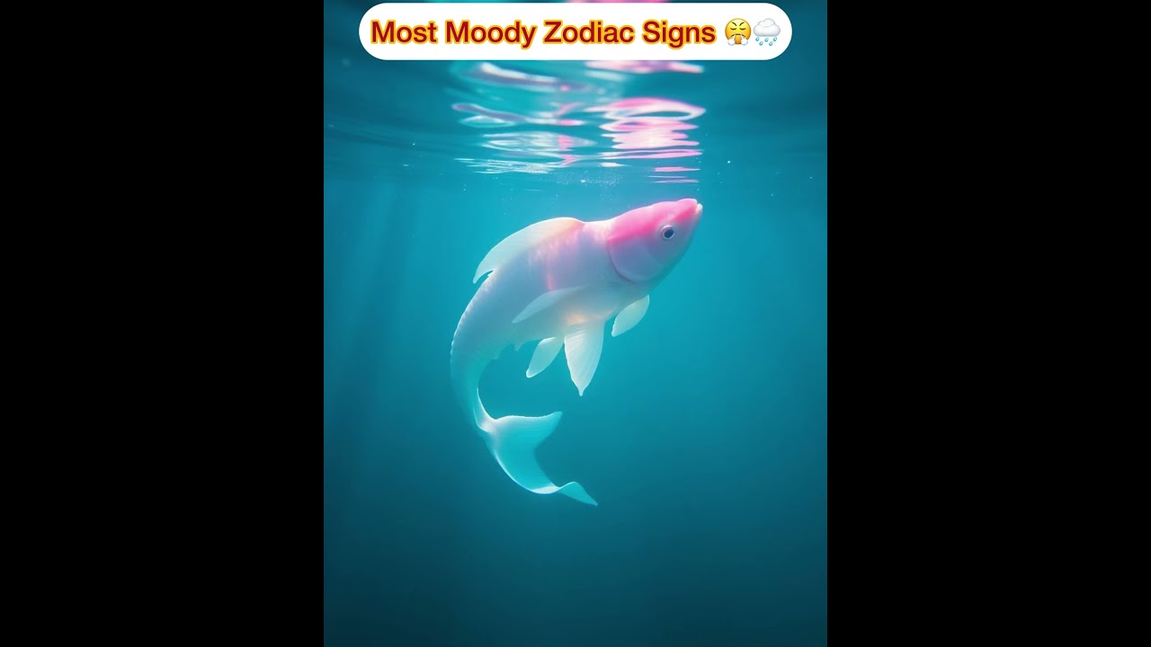 Most Moody Zodiac Signs 😤🌧️ ZodiacSigns #MoodySigns #AstrologyTalk #ZodiacVibes #Pisces