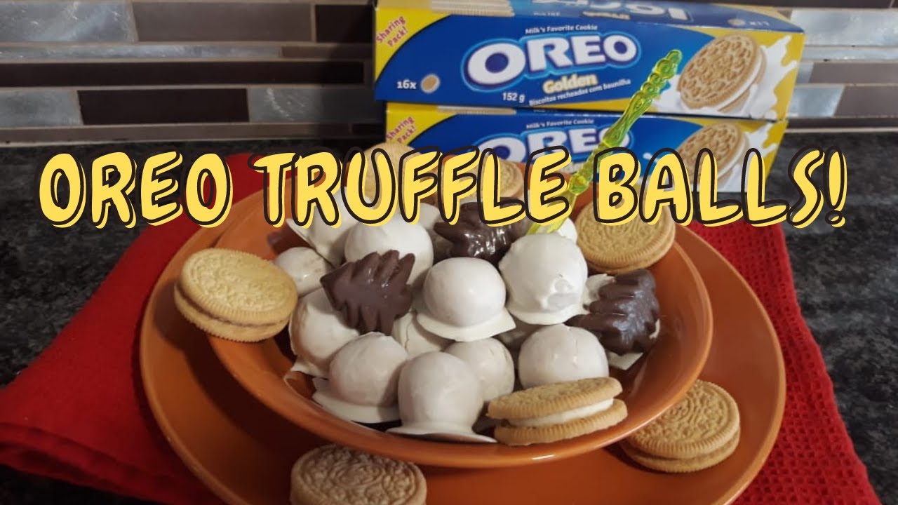 Как приготовить трюфели Oreo | Рецепт золотистых шариков Oreo из трюфелей без выпечки | Быстрый и...
