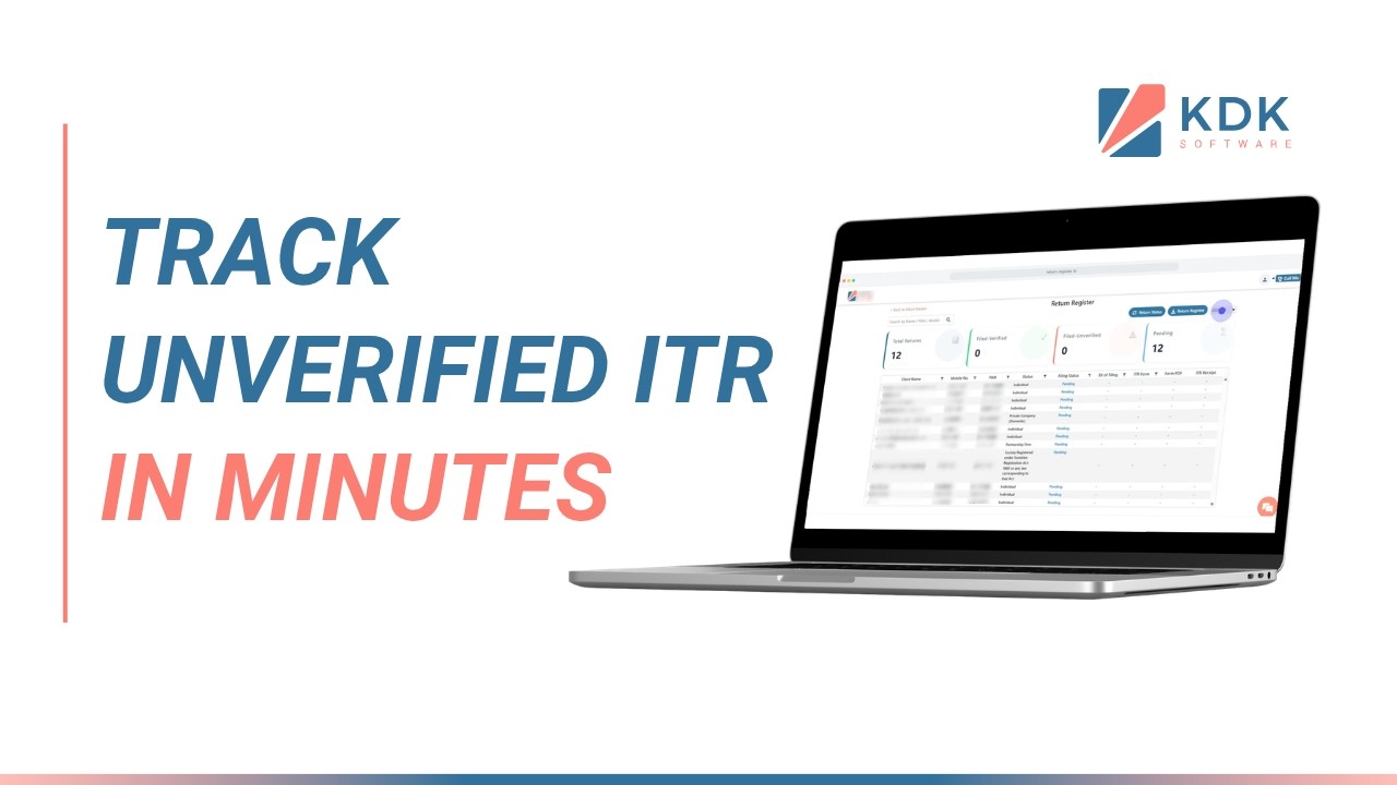 Track Unverified ITR & Discard Returns Easily | Avoid Invalid Filing