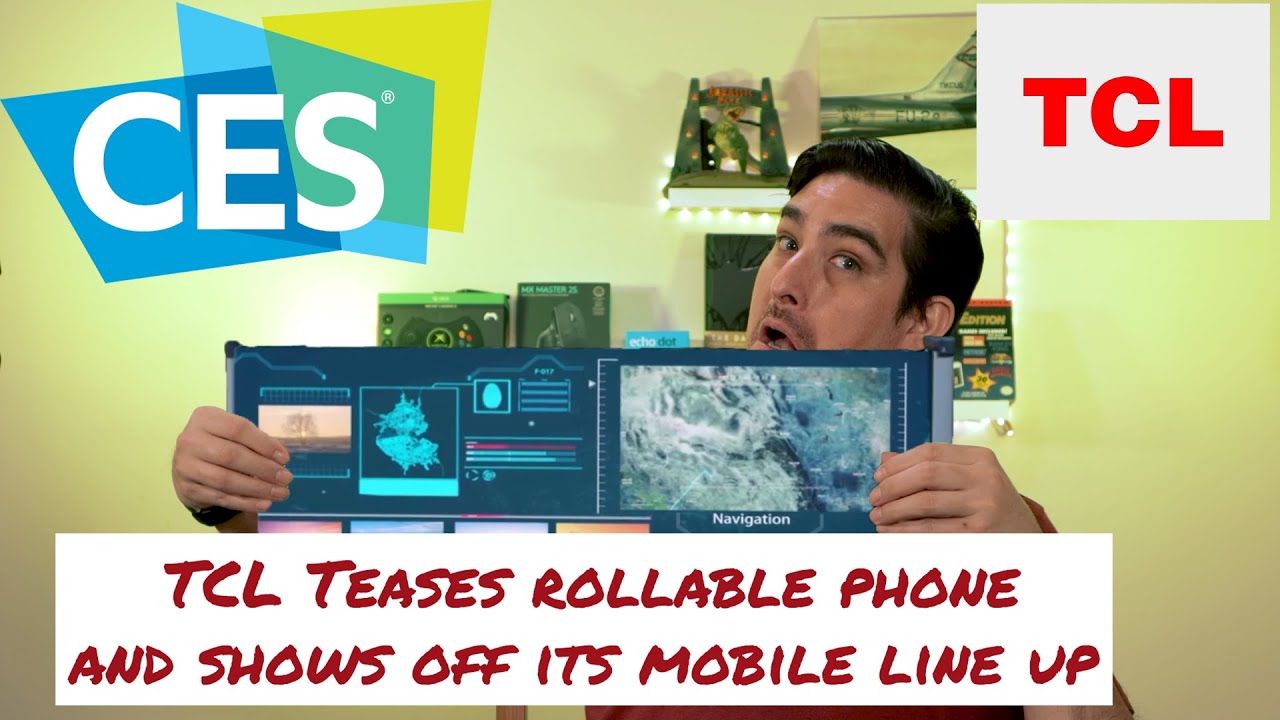 TCL reveals ROLLABLE phone and tablet and new mobile line up at CES 2021