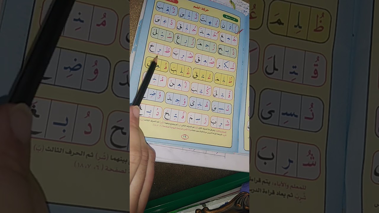 حركة الضم من كشكول التأسيس وازاي تبدأي في شرحها وازاي كمان تعملي دمج بين الحركات التلاته لكجي 2💪