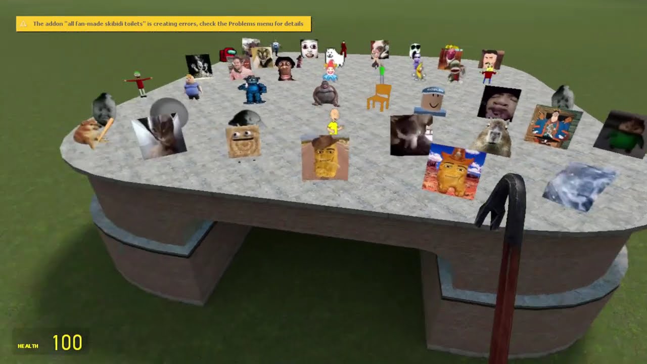 Too Much Goo Goo Gaga Nextbots And Nico's Nextbots Family in Flatgrass Garry's Mod