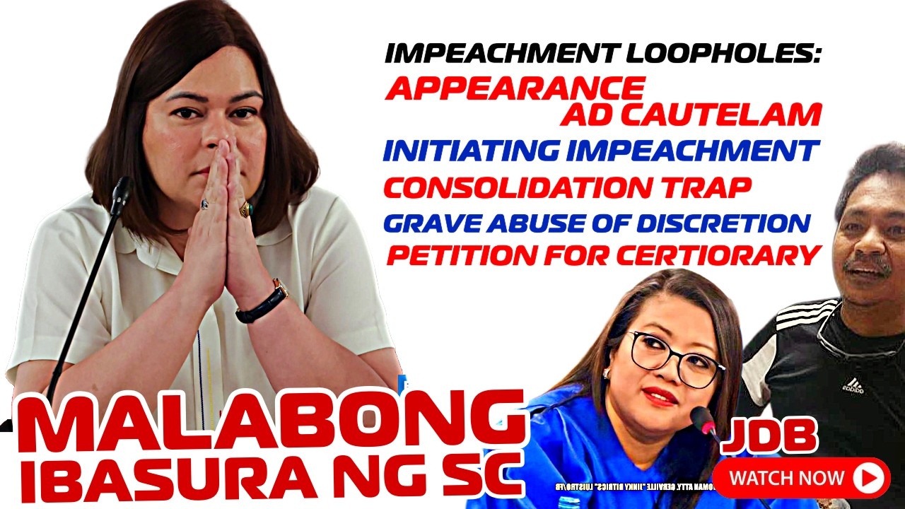 Malabong Maibasura ang Sara Impeachment