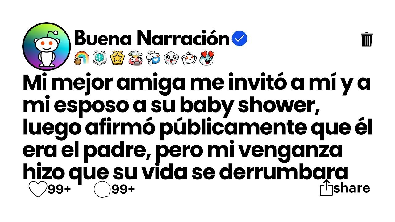 Mi mejor amiga me invitó a mí y a mi esposo a su baby shower, luego afirmó públicamente que él