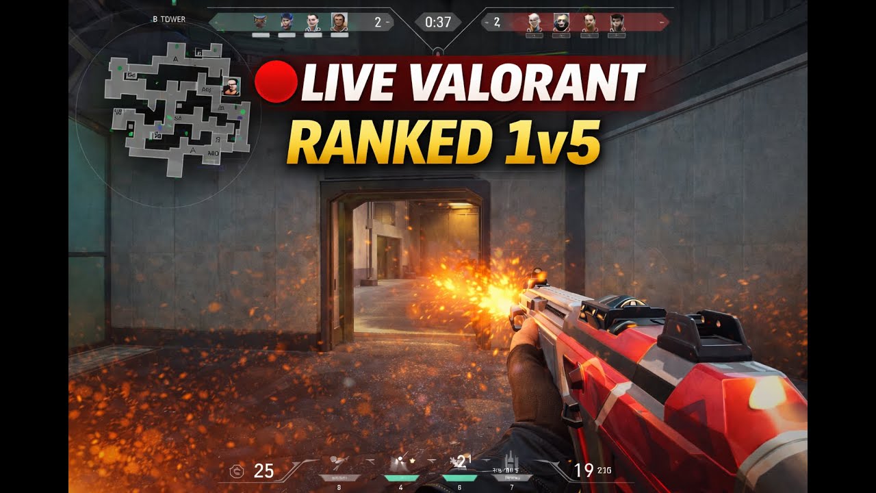 🔴 LIVE VALORANT RANKED | Bronze vs🔥