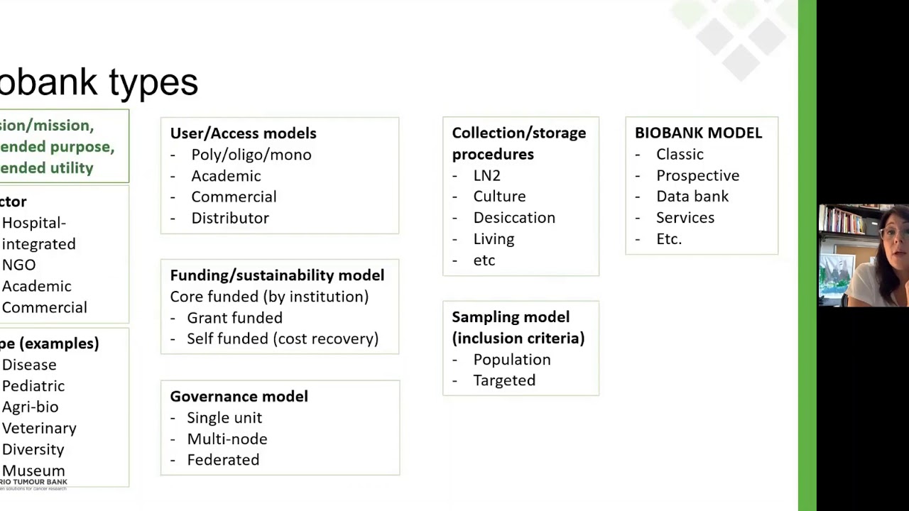 Monique Albert – Biobanking now: An introduction to current thinking in biobanking