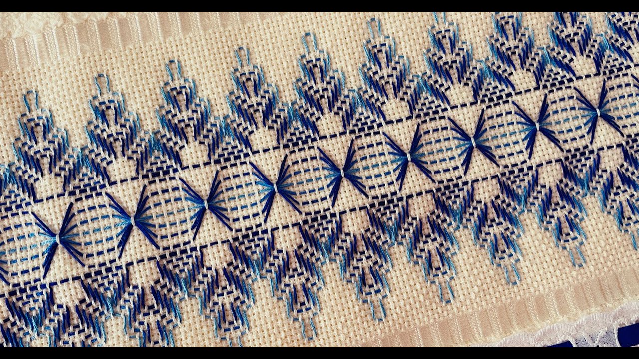 #210 Vagonite Luxo para Toalhas - Quarteto azul #vagonitepassoapasso #vagoniteiniciantes