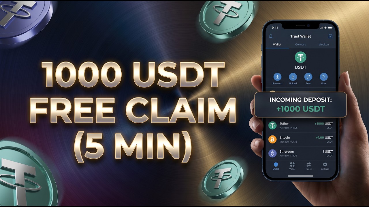 Как получить 1000 USDT БЕСПЛАТНО &mdash; получите USDT за 5 минут