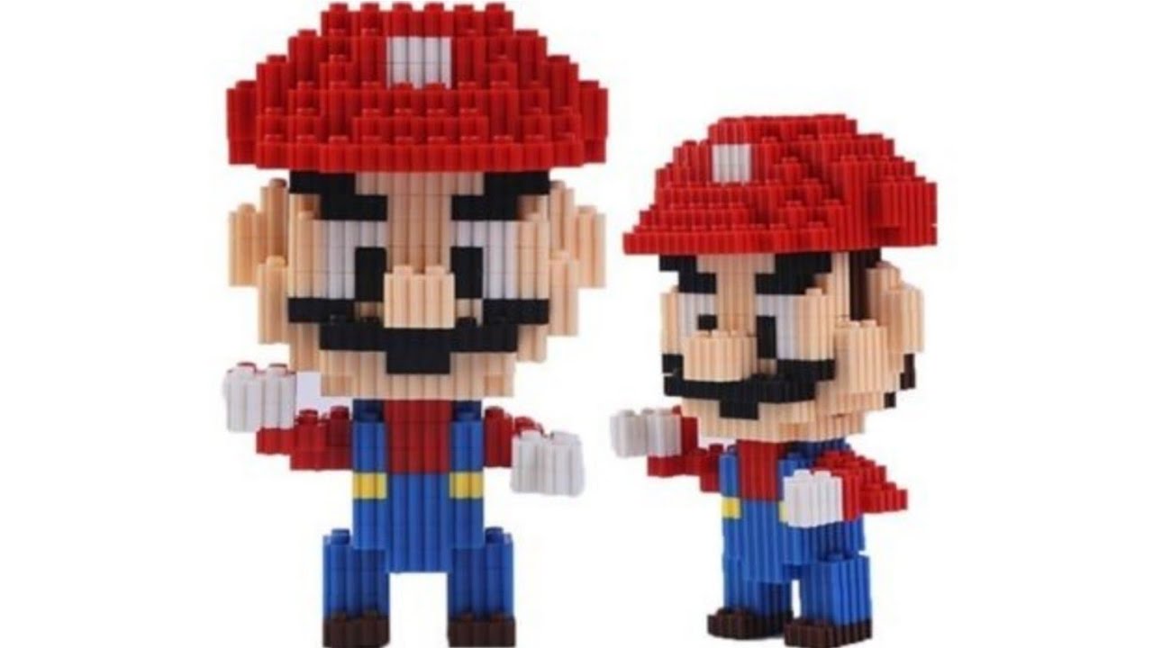 Merakit nano block mario bros