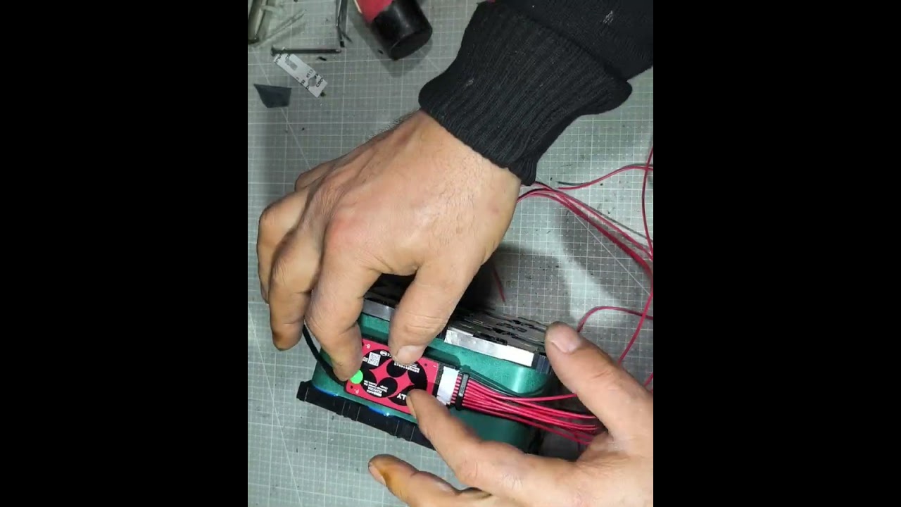 24 volt 12 amper lifepo4 batarya yapımı