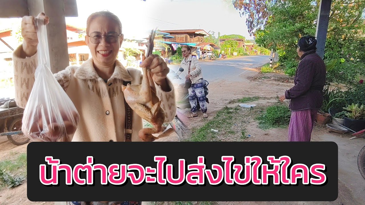 น้าต่ายจะไปส่งไก่ไข่ให้ใคร