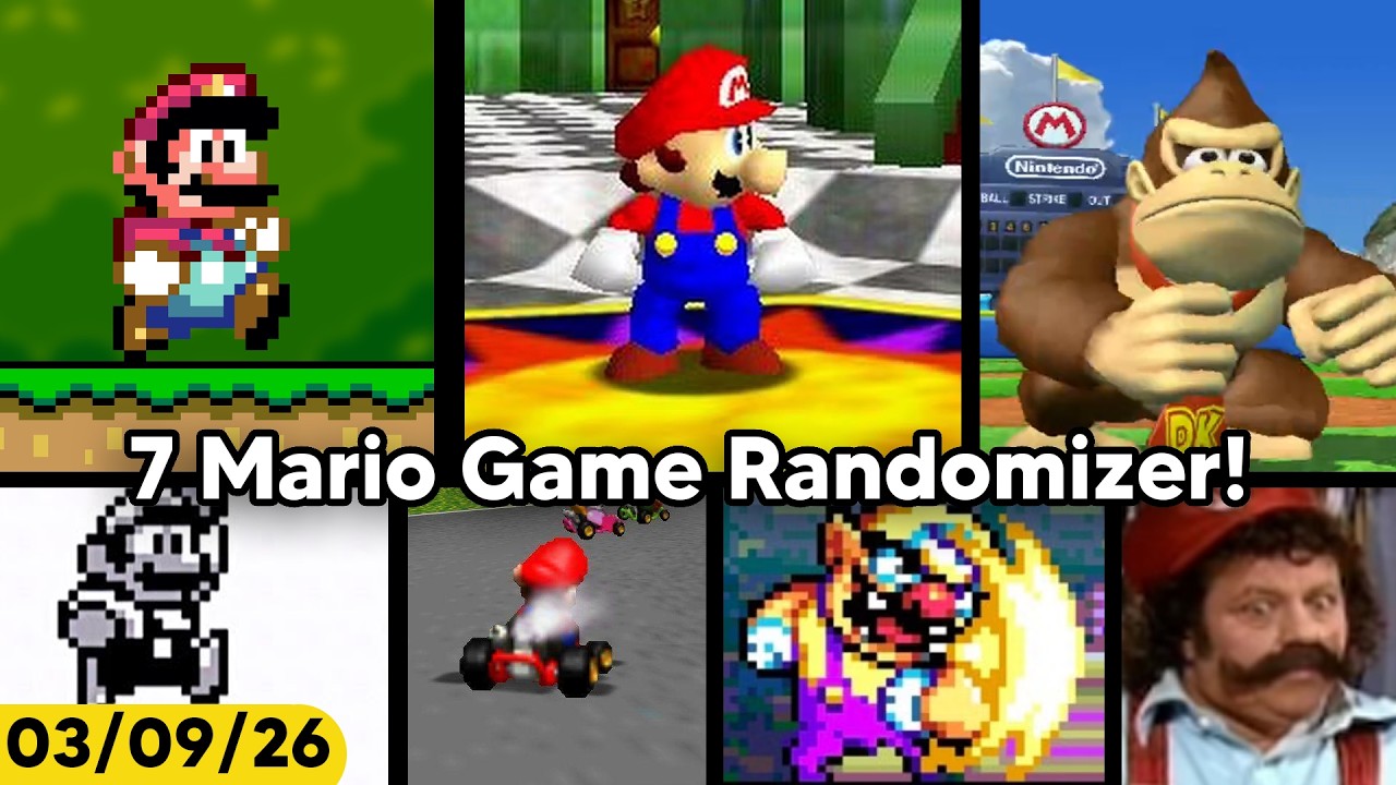 I Combined 7 Mario Games into One HUGE Randomizer!