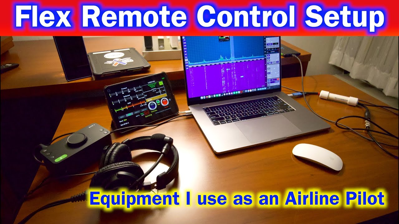Hardware I use when Operating Flex Remote Control | Remote Control Setup | Flex 8600 | RF2K-S Remote
