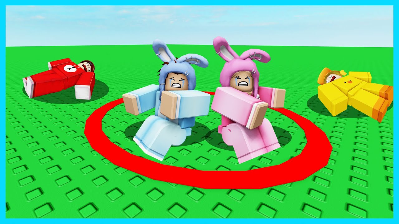 MIPAN & ZUZUZU Bertahan Hidup 100 Hari Di Dalam Lingkaran Merah! ROBLOX