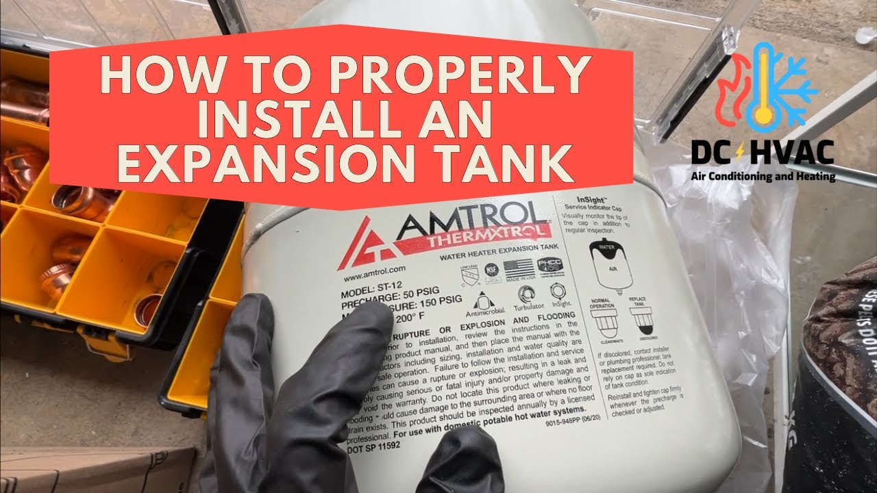 How To Set Charge on an Amtrol Expansion Tank! Amtrol ST-12 for Domestic Water on Indirect Tank!