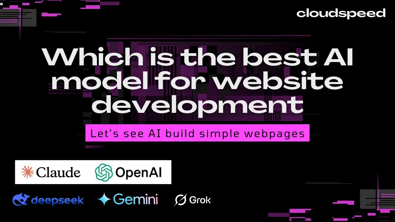 This is the best AI Model for web development - ChatGPT, Claude, Grok, DeepSeek, Gemini