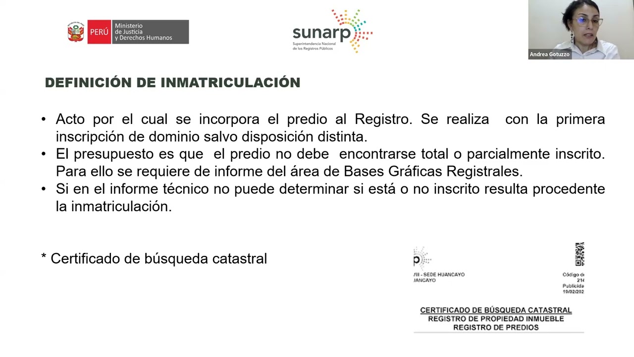 Inmatriculación de Predios