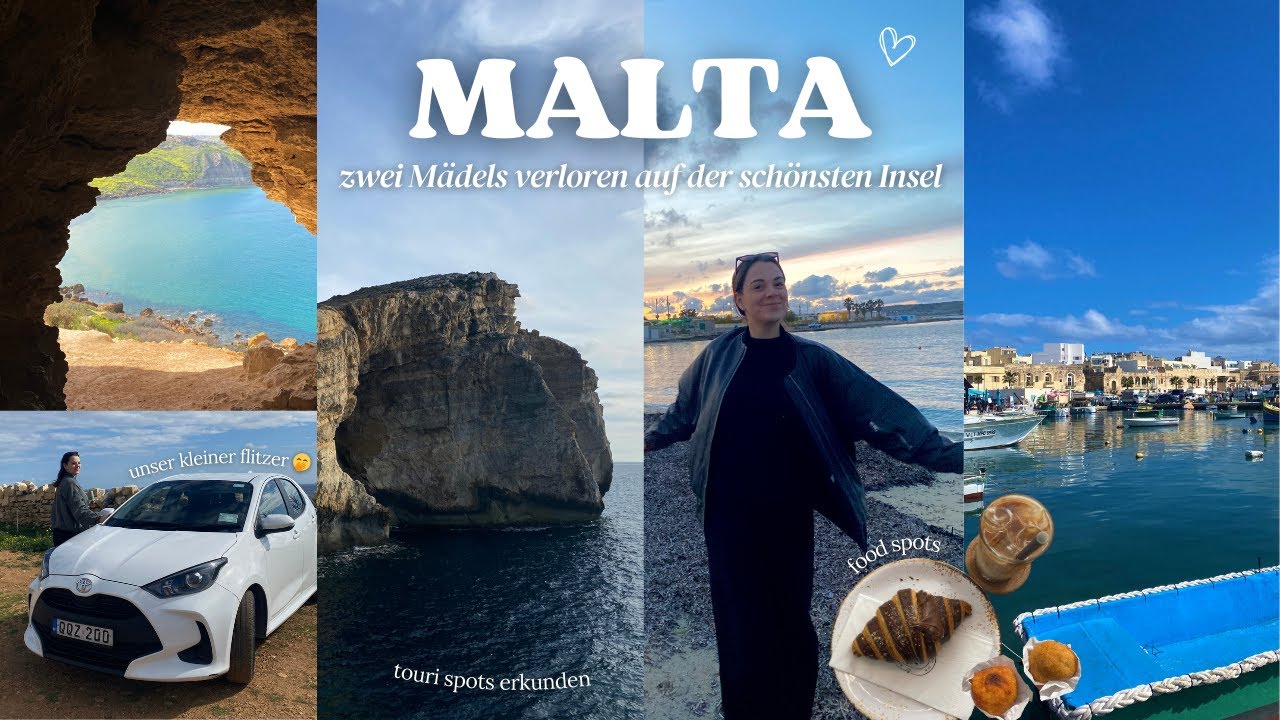Zwei Mädels auf Malta – Abenteuer mit ein bisschen Chaos🌞🤭🇲🇹 *travel diary*