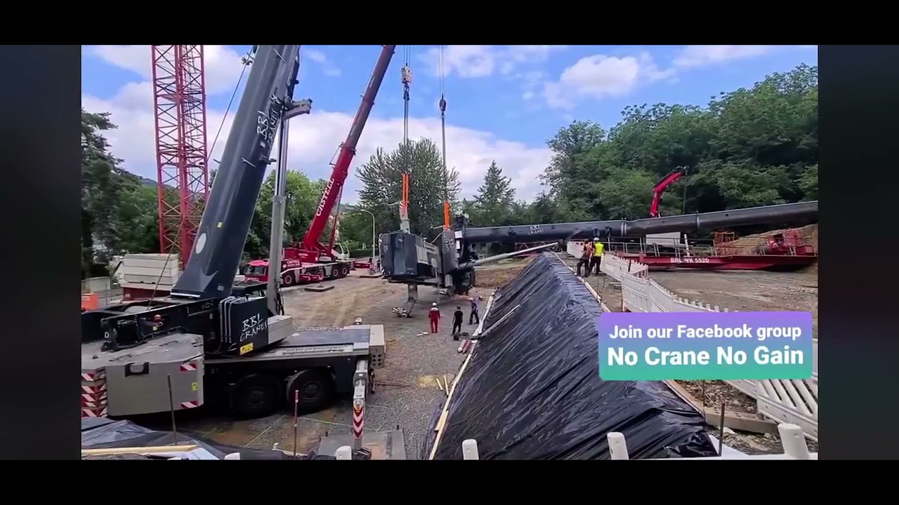 2 crane workers almost crushed while walking under suspended load