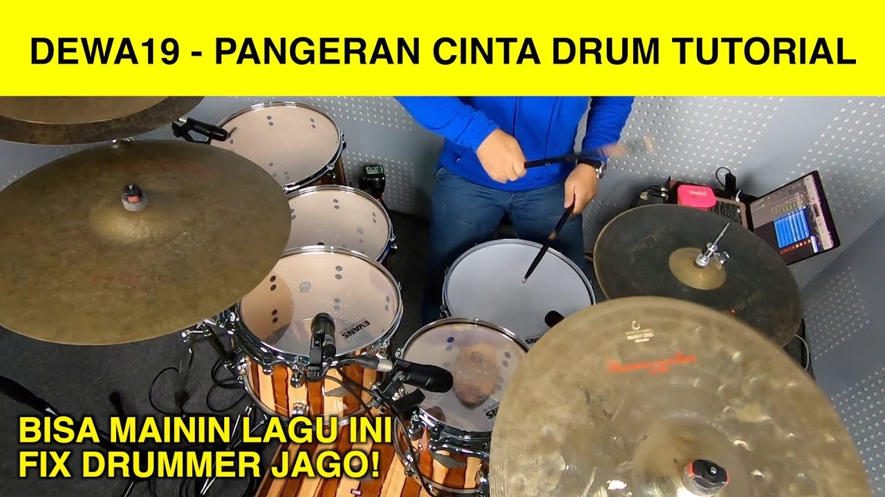 DEWA19 - PANGERAN CINTA... DRUM TUTORIAL...