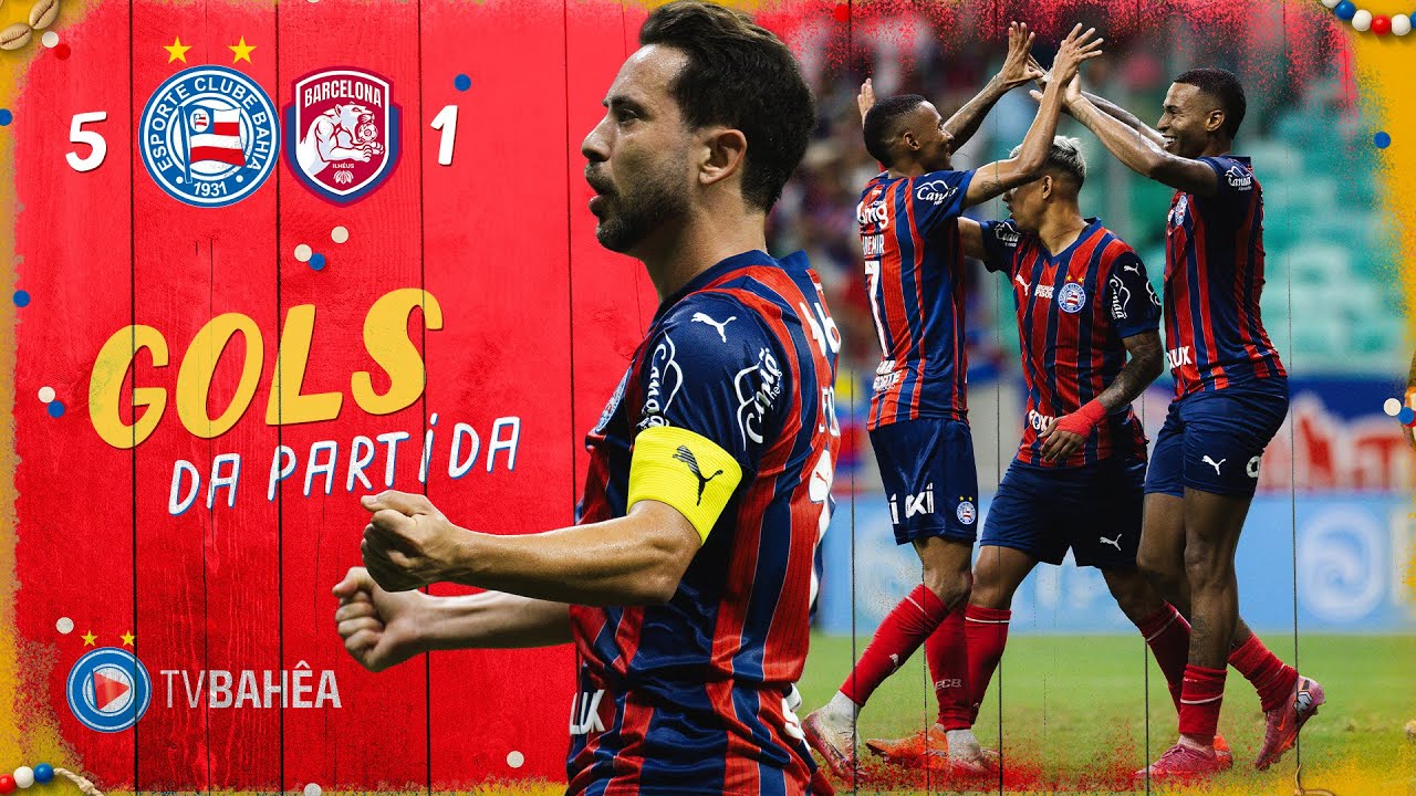 BAHIA 5 x 1 BARCELONA - GOLS - BAIAN&Atilde;O (20/01/26)