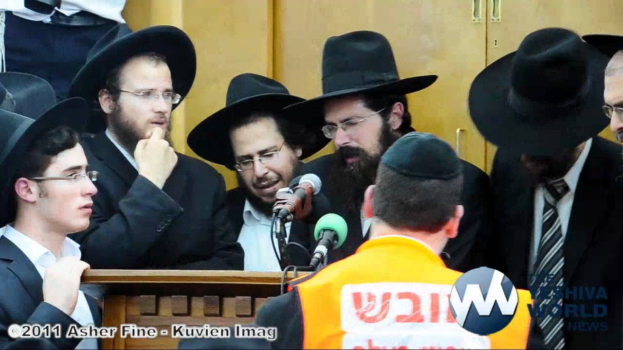 Hespedim by the Levayah of HaRav Nosson Tzvi Finkel ZATAL