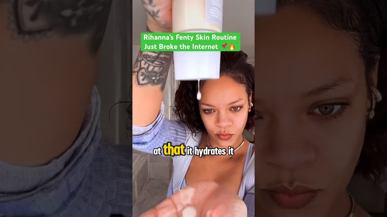 Пятилетний секрет сияния Рианны снова раскрыт! 🔥 Fenty Skin Routine ВСЕ ЕЩЕ РАЗ ЩЕПОТ! #fentybeauty