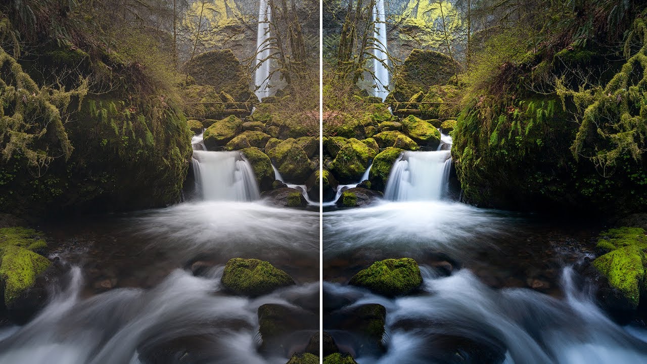 Редактирование с помощью радиального фильтра Lightroom из мастер-класса Дэвида Кобба в ущелье Кол...