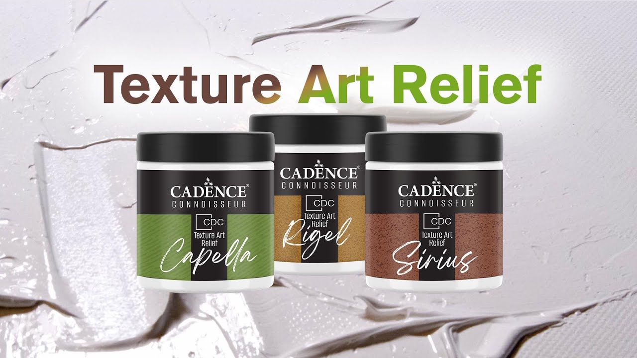 Textured Art Relief Paste / Doku Sanatı Capella, Rigel ve Sirius