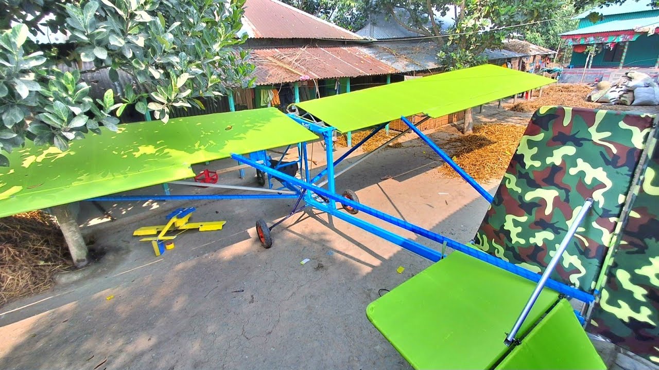 The aircraft is almost finished | Will fly in the sky very soon.