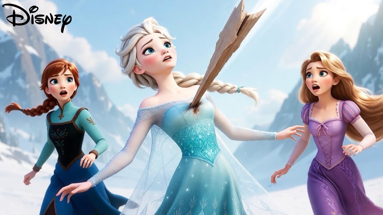Elsa Gravely Injured 💔 Will Rapunzel’s Magic Hair & Anna’s Love Save Her ❄️ Disney Frozen x Tangled 