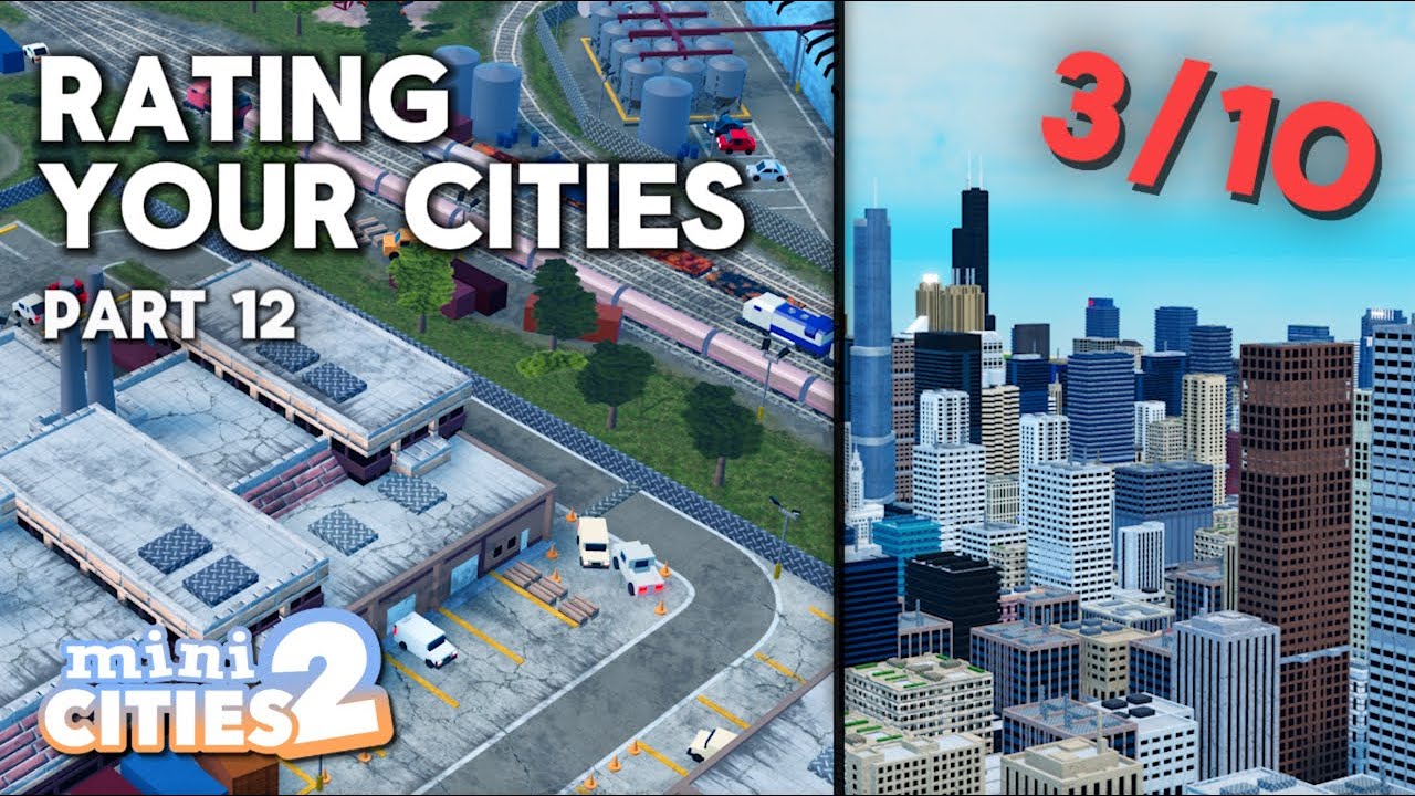 Рейтинг ВАШИХ Безумных Городов #12 | Mini Cities 2 Roblox