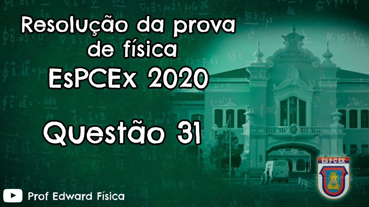 EsPCEx 2020 - Física - Questão 31