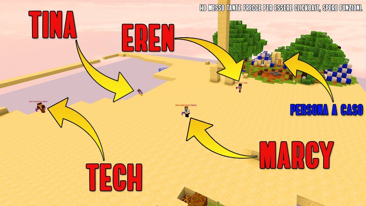 COPRIRE UN'INTERA MAPPA DI MINECRAFT BEDWARS