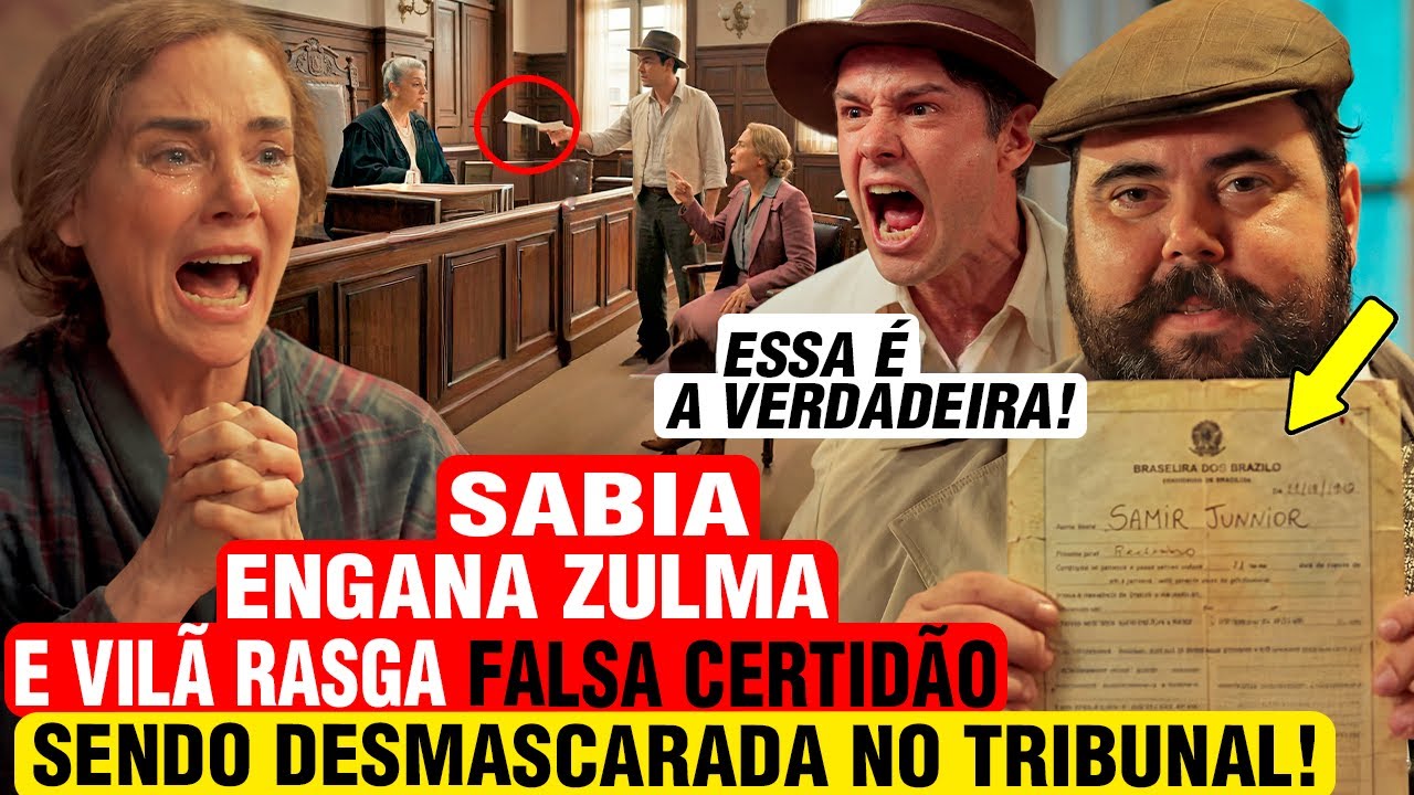 ÊTA MUNDO MELHOR - ZULMA É ENGANADA AO RASGAR FALSA CERTIDÃO DO SAMIR E É DESMASCARADA NO TRIBUNAL!