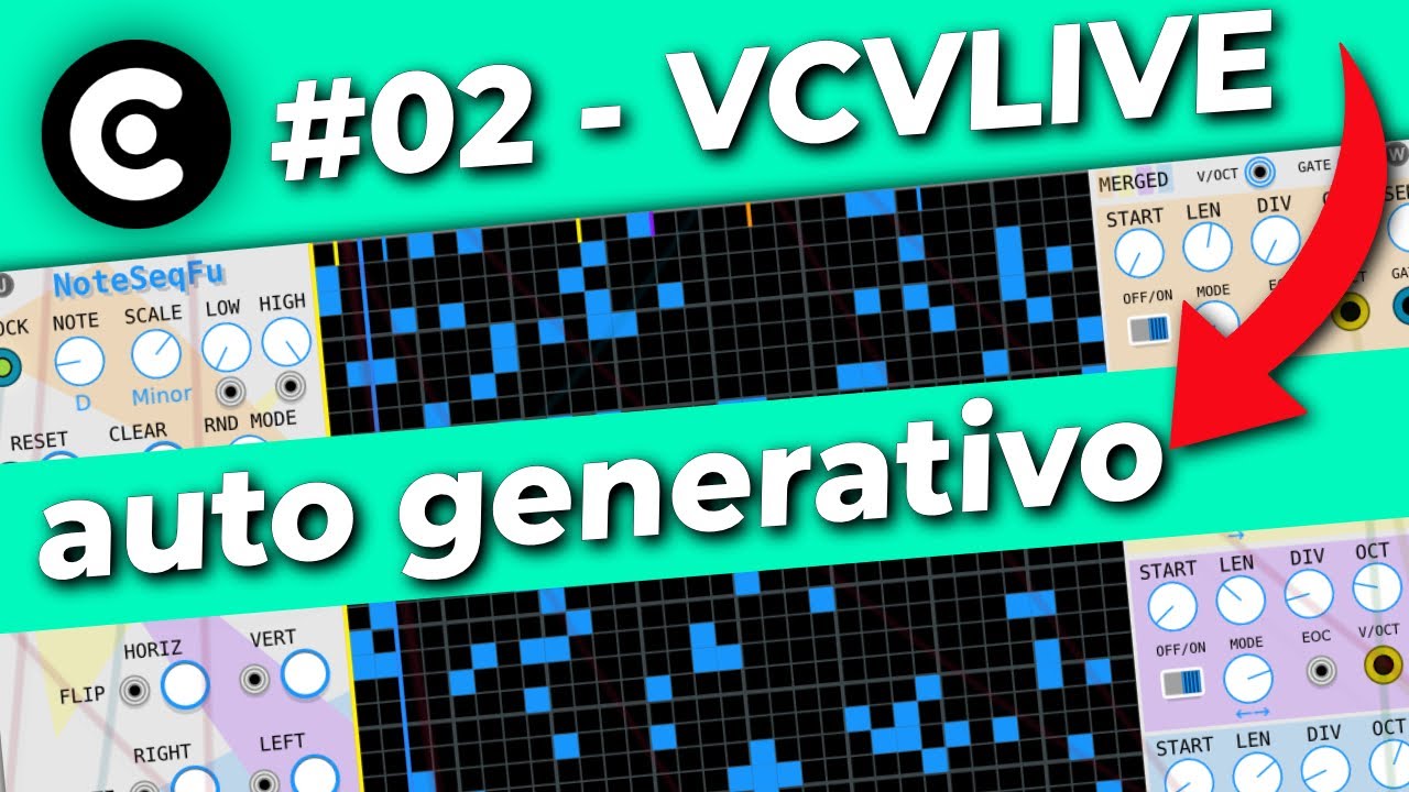 [VCV RACK] 😎 Patch auto generativo con NoteSeqFu - Desde CERO - TUTORIAL ESPAÑOL #220