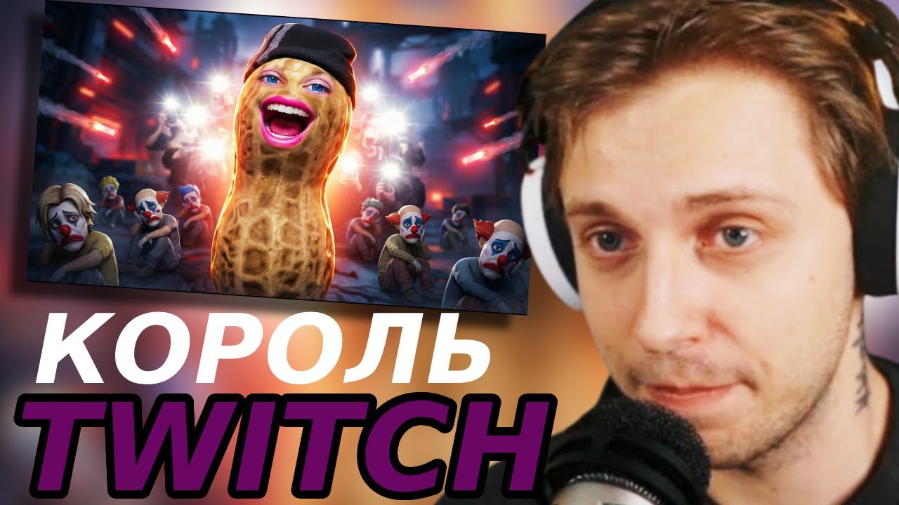СТИНТ СМОТРИТ: КОРОЛЬ TWITCH TheBurntPeanut  ОТ 0 ДО 90,000 ЗА ГОД | BucherProd