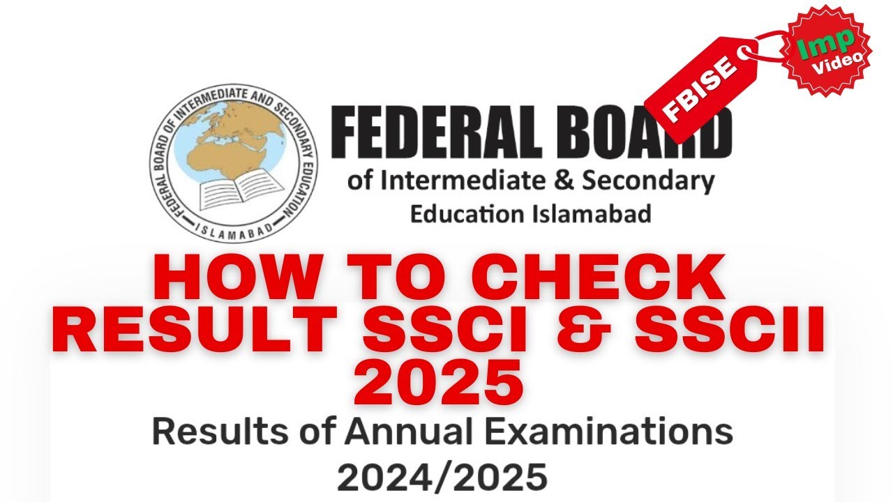 How to Check FBISE Result 2025 | 9th & 10th Class | On Mobile