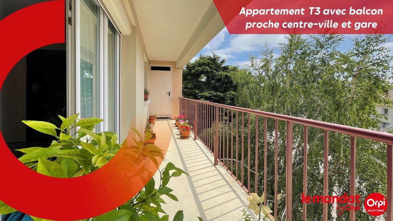 À VENDRE - Appartement avec balcon proche gare et centre-ville