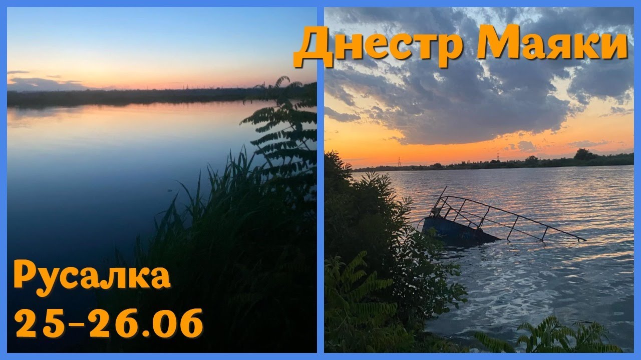Рыбалка на реке Днестр, база Русалка 25-26 июня. Что клюет на реке? Рыбалка в Одесской области