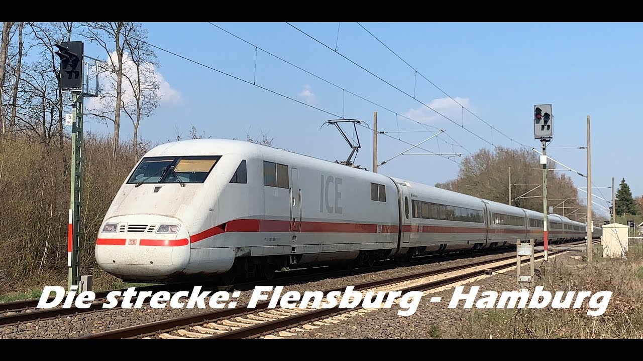 Züge in Deutschland - Die strecke: Flensburg - Hamburg