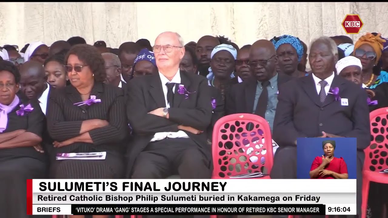 Retired Catholic Bishop Philip Sulumeti buried in Kakamega