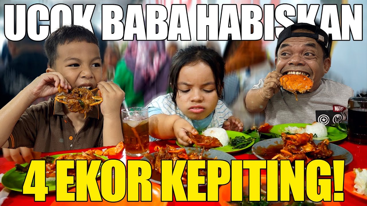 NABILLA DAN AMMAR BINGUNG CARA MAKAN KEPITING !!