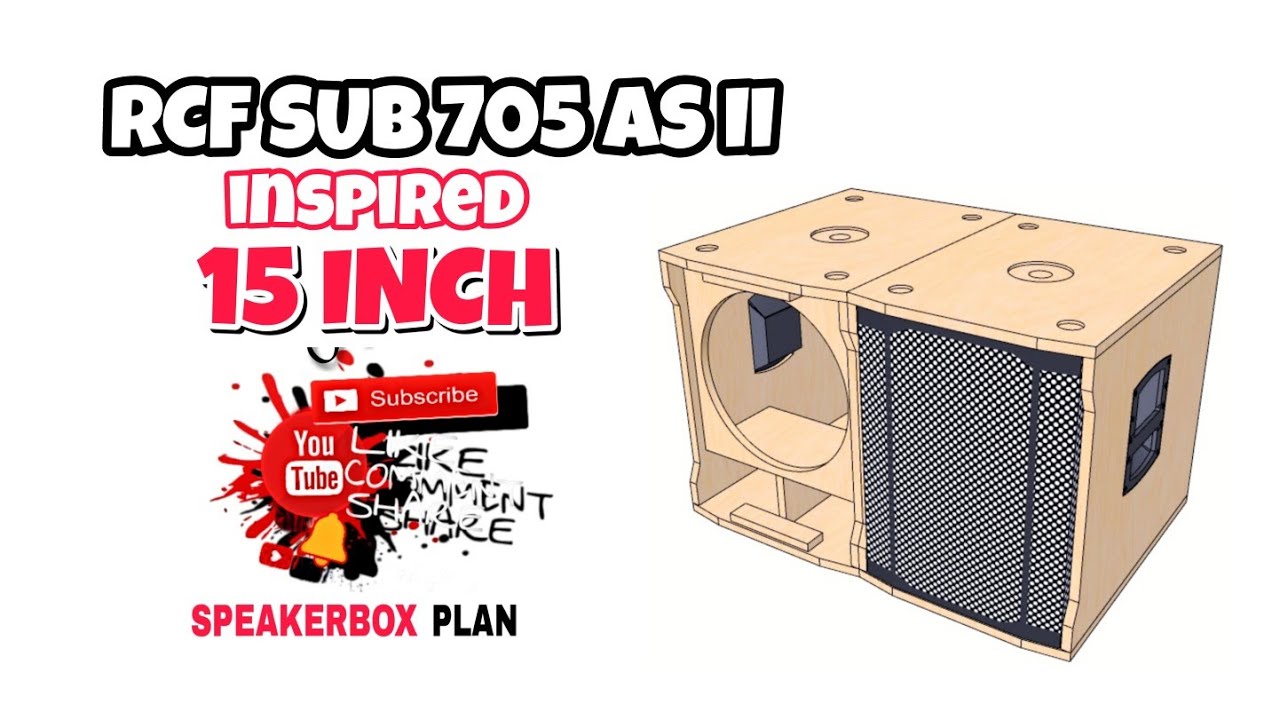 RCF SUB-705 AS ll 15 INCH INSPIRED | FULL PLAN