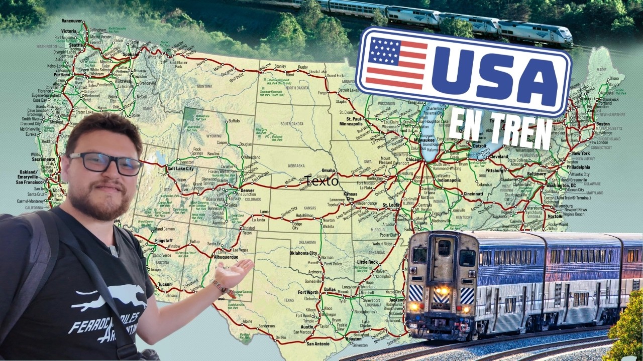 Hice TODO ESTADOS UNIDOS en TREN (4.500 km) |  Nueva York - Chicago -  Los Ángeles