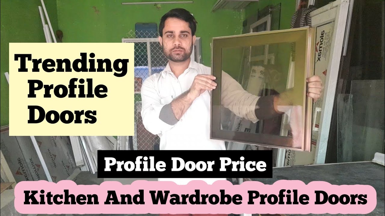 सुन्दर दिखने वाले प्रोफाइल Doors क्या रेट बनते है | Aluminium Profile Kitchen Door 