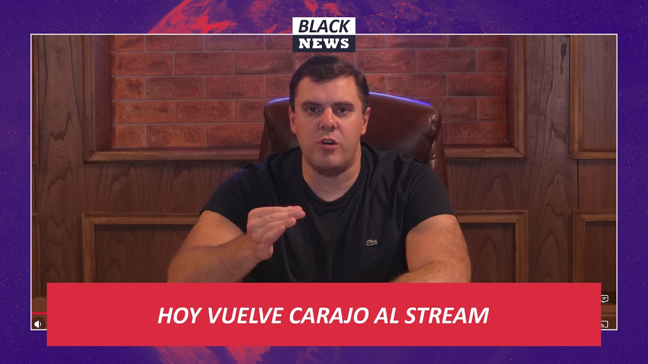 ⚠️HOY VUELVE CARAJO AL STEAMING NACIONAL🌎 | Black News